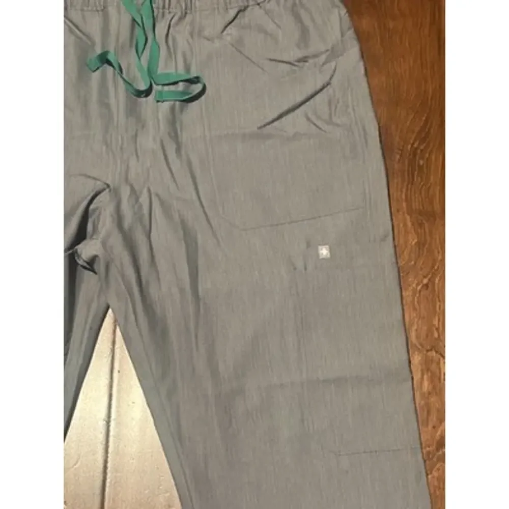FIGS Cairo Mens 2XL Gray Cargo Scrub Pants TM3001 Technical Collection NWT